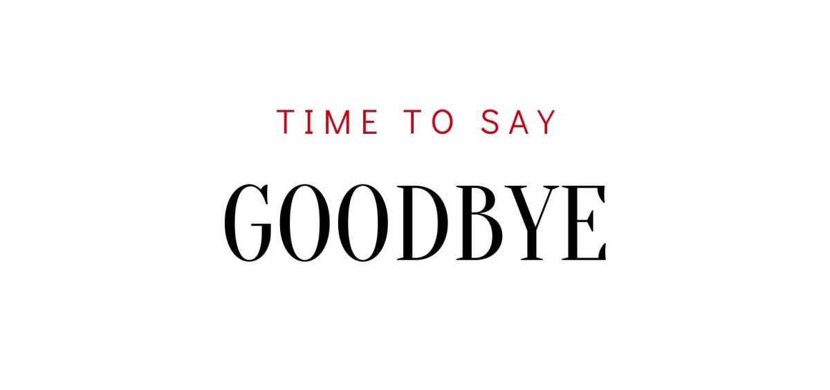 time to say goodbye